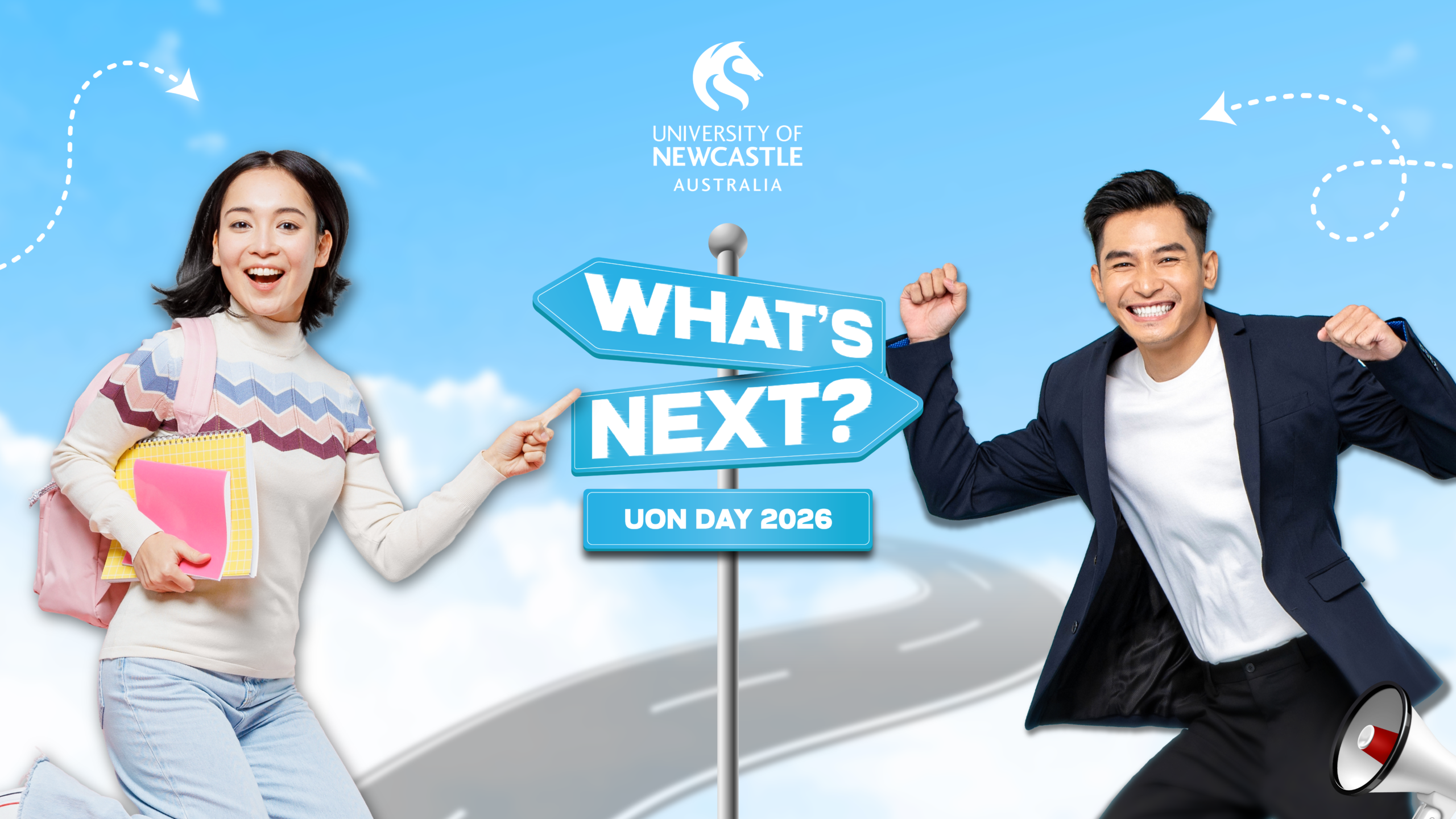 UON Open Day hero artwork.